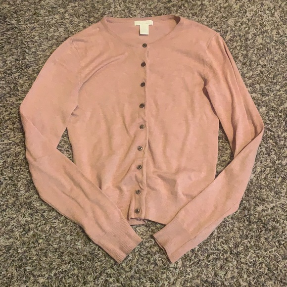 H&M Sweaters - Dusty Rose Cardigan